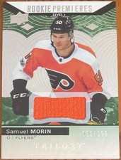 2017-18 Upper Deck Trilogy Green Rookie Jersey Samuel Morin #53 #’d 103/399