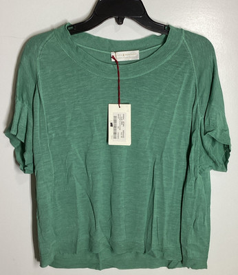 Maison Montagut Megane Short Sleeved T-Shirt Green Medium