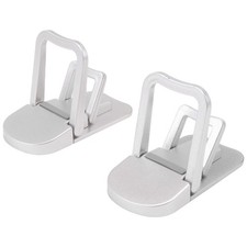 2Pcs Portable Laptop Stand Computer Riser Lift Self-Adhesive Foldable9862