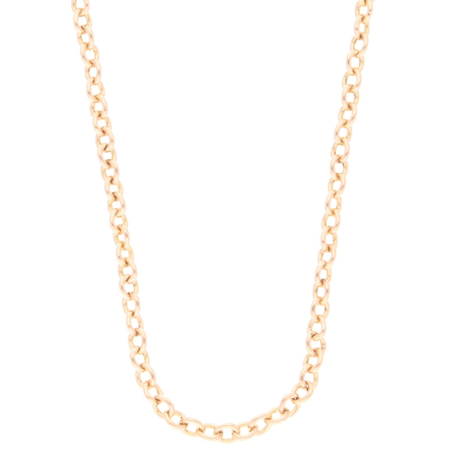 9Carat Yellow Gold 17.75"" Belcher Chain/ Necklace (1.5mm Wide)