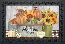 Briarwood Lane Farm Fresh Bushel Autumn Doormat