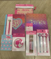 YOOBI X Barbie Stationary Bundle Notebooks, Pens, Giant Eraser NEW CONDITION