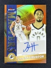 2025-26 Topps Finest Tyrese Haliburton #MA-TH Orange Refractor Masters Auto /25