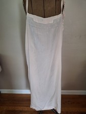 Vintage 1920s Pale Pink Silk Embroidered Nightgown Size X-Large