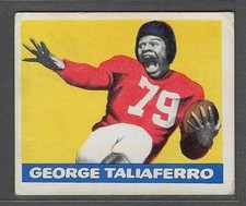 1948 Leaf #20 George Taliaferro (RC) (VG-EX) New York Yanks - Indiana