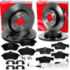 brembo BREMSSCHEIBEN + BEL&Auml;GE VORNE + HINTEN f&uuml;r MERCEDES E-KLASSE W212 S212
