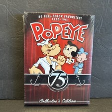 Popeye DVD 2004 75th Anniversary Collector's Edition 85 Cartoons NEW SEALED