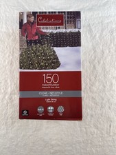 Celebrations 150 Indoor/Outdoor Clear Net Style Christmas Light String 4x6
