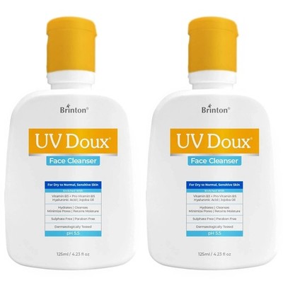 Brinton UV Doux Face Cleanser 125 ml (Pack of 2)