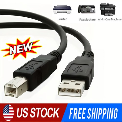 #ad NEW USB 2.0 A TO B High Speed Printer Scanner Premium Cable Cord 1.5m $3.59