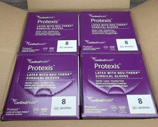 Protexis LATEX with Neu-Thera Surgical Gloves *1 CASE* Size: 8 *See Date*