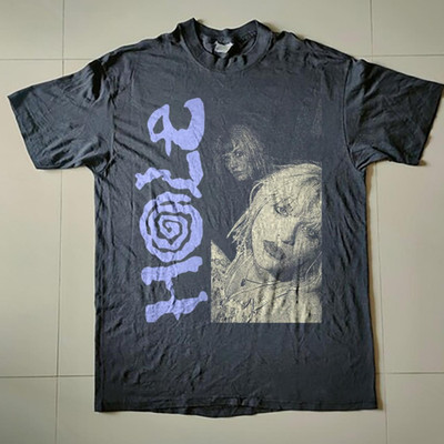 Vtg 90s HOLE Band T-Shirt Courtney Love Grunge Punk Rock Gift for