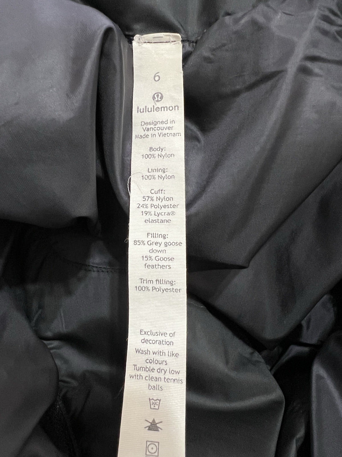 Lululemon Cloudscape Goose Down Puffer Jacket Bla… - image 12