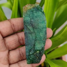 Natural 477 Ct With Certificate Colombian Green Emerald Rough Gemstone