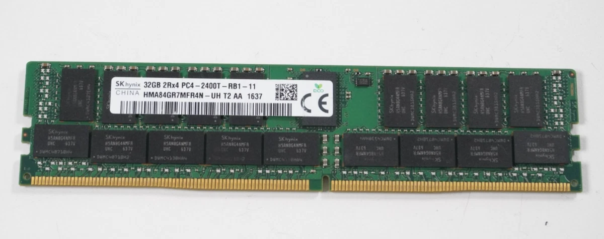 PC4-19200 (DDR4-2400) Bus Speed Server RAM 32 GB Capacity per