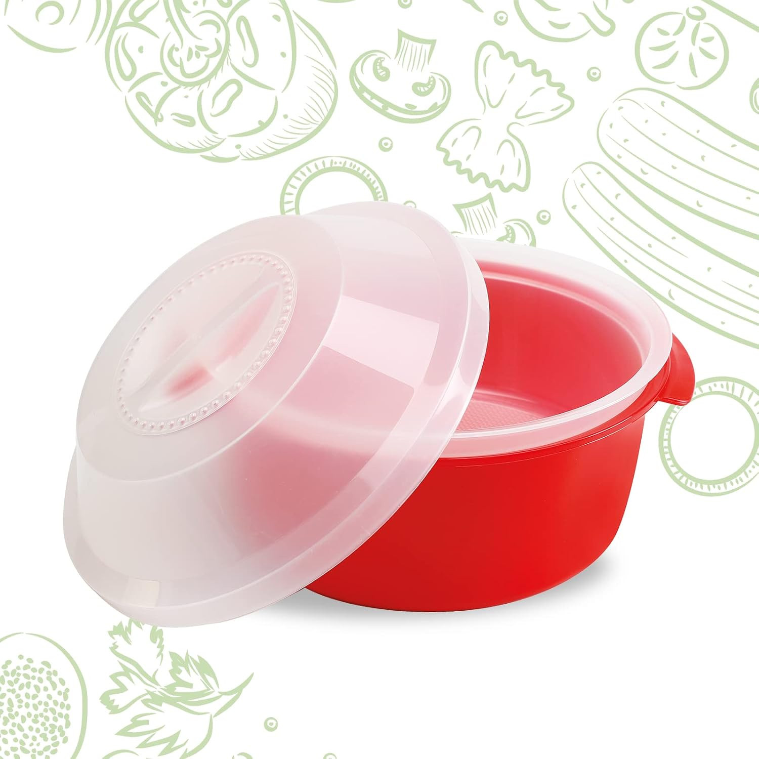 Vaporiera per Microonde, Cuoci Riso Cuoci Pasta per Microonde. 100% Made in Ital