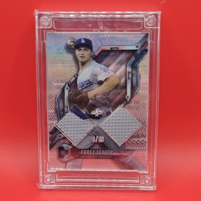 Corey Seager 2022 Jersey Fusion Dual Game Worn Patch /25 Dodgers
