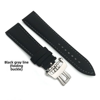 For Blancpain Fifty Fathoms 5015 5000 5200 5050 5066 high end canvas watch strap