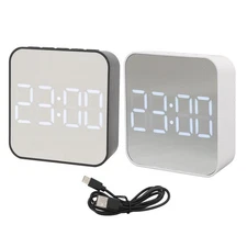 LED Digital Clock 2 Alarm Settings Multifunctional Small Electronic Alarm Clock