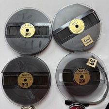 LOT of 4 Scotch 361-1/2-1200-R148B, Video Tape 3M Company With Cases