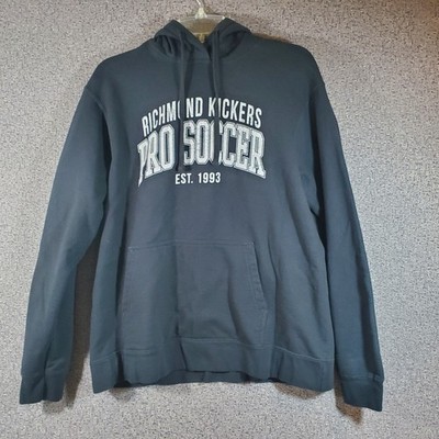 RIchmond Kickers Hoodie Sweatshirt Mens Large Black