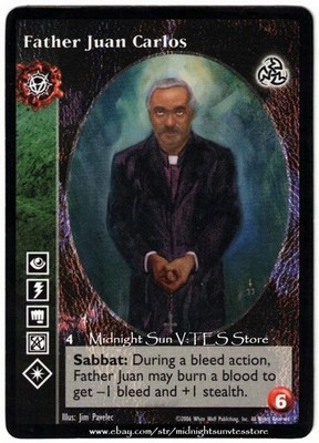 Father Juan Carlos Brujah Antitribu Third Edition V:TES VTES Vampire CCG
