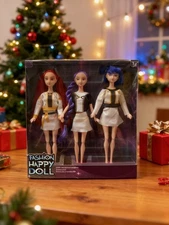 3Pcs Set Kpop Demon Hunters Dolls, Collectible Figure Toys With Music and Light