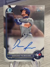 Damiano Palmegiani 2022 Bowman Chrome Autograph 1st Bowman Toronto Blue Jays