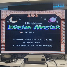 Nes Spiel Little Nemo Dream Master Cartridge mit Staubh&uuml;lle von Capcom 