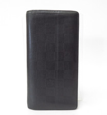 Authentic LOUIS VUITTON Damier Infini Portefeuille Brazza Long Wallet F 52704