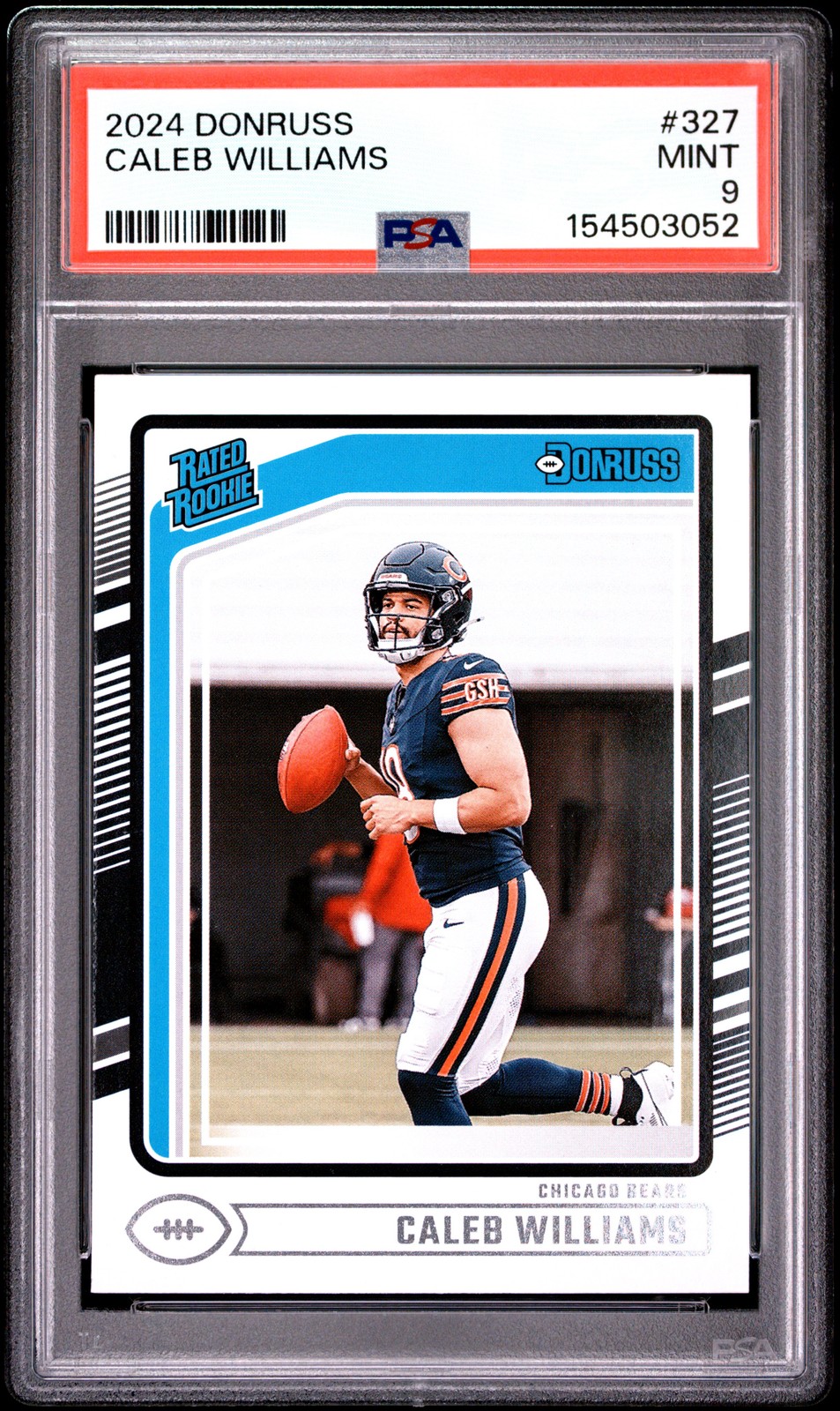 2024 PANINI DONRUSS #327 CALEB WILLIAMS PSA 9