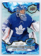 2021-22 Upper Deck Ice #166 Veini Vehvilainen RC /599