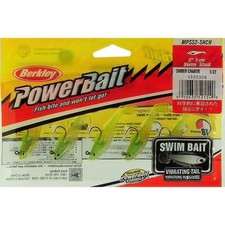 Berkley PowerBait Pogy Swim Shad Shiner Chartreuse Fishing Lure – Free Shipping