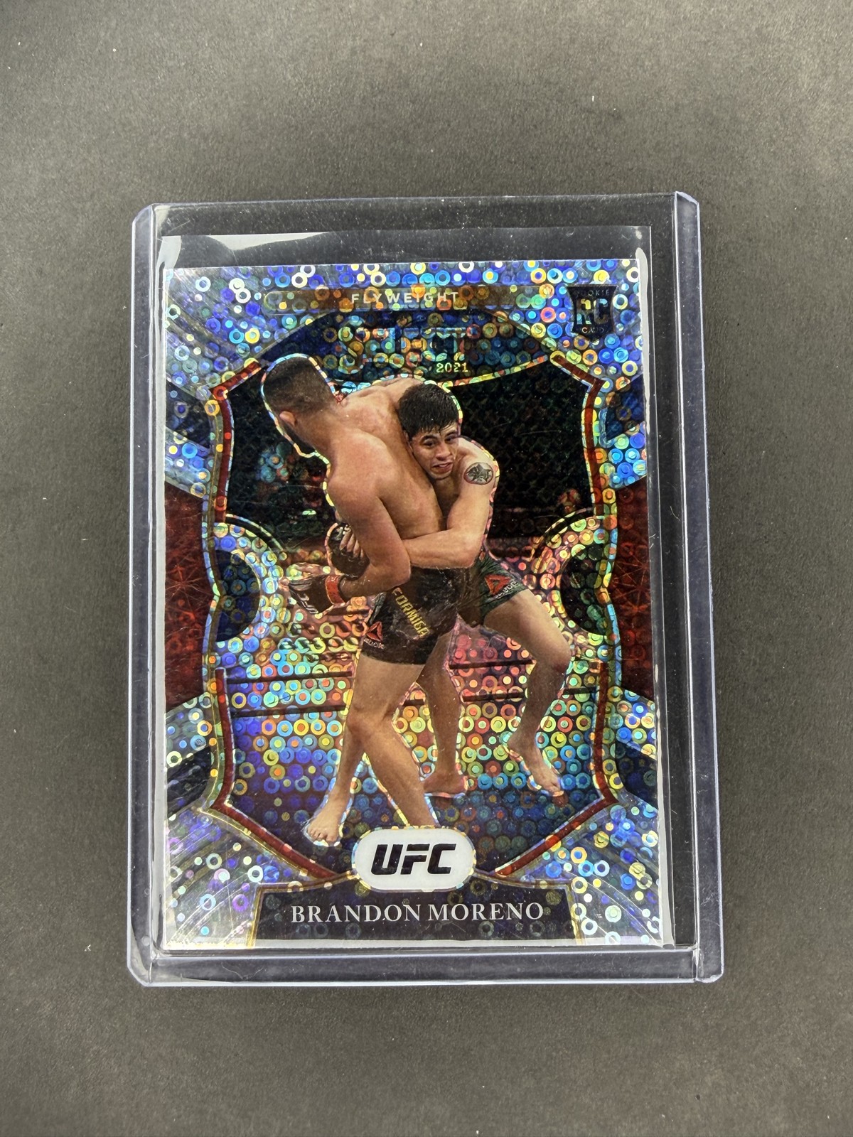 2021 Panini Select UFC - Concourse Brandon Moreno #96 Disco Prizm (RC)