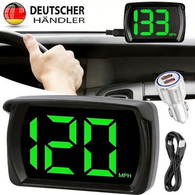 Universal Auto-GPS HUD Digital Tachometer KM/H Head Up Display Große&Schrift DE