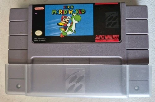 Super Mario World - Original and Authentic SNES Super Nintendo Game