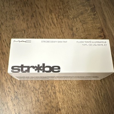 MAC Strobe Dewy Skin Tint Hydrating Tinted Cream Deep 1 1.0 fl oz / 30 ml NIB 