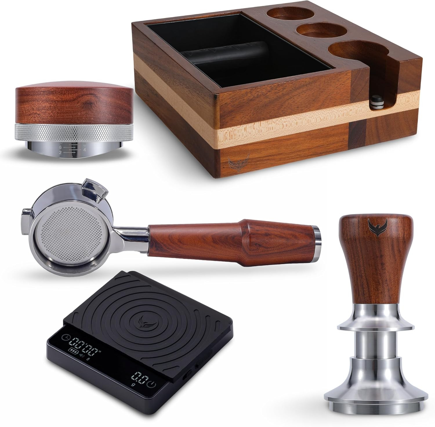 Breville Espresso Machine Kit: Knock Box, Tamper, Naked Port