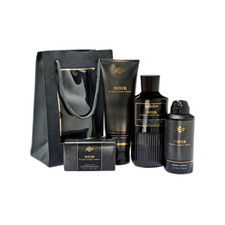 NEW Bath Body Works Noir 4 Pack Men's Body Care Gift Set