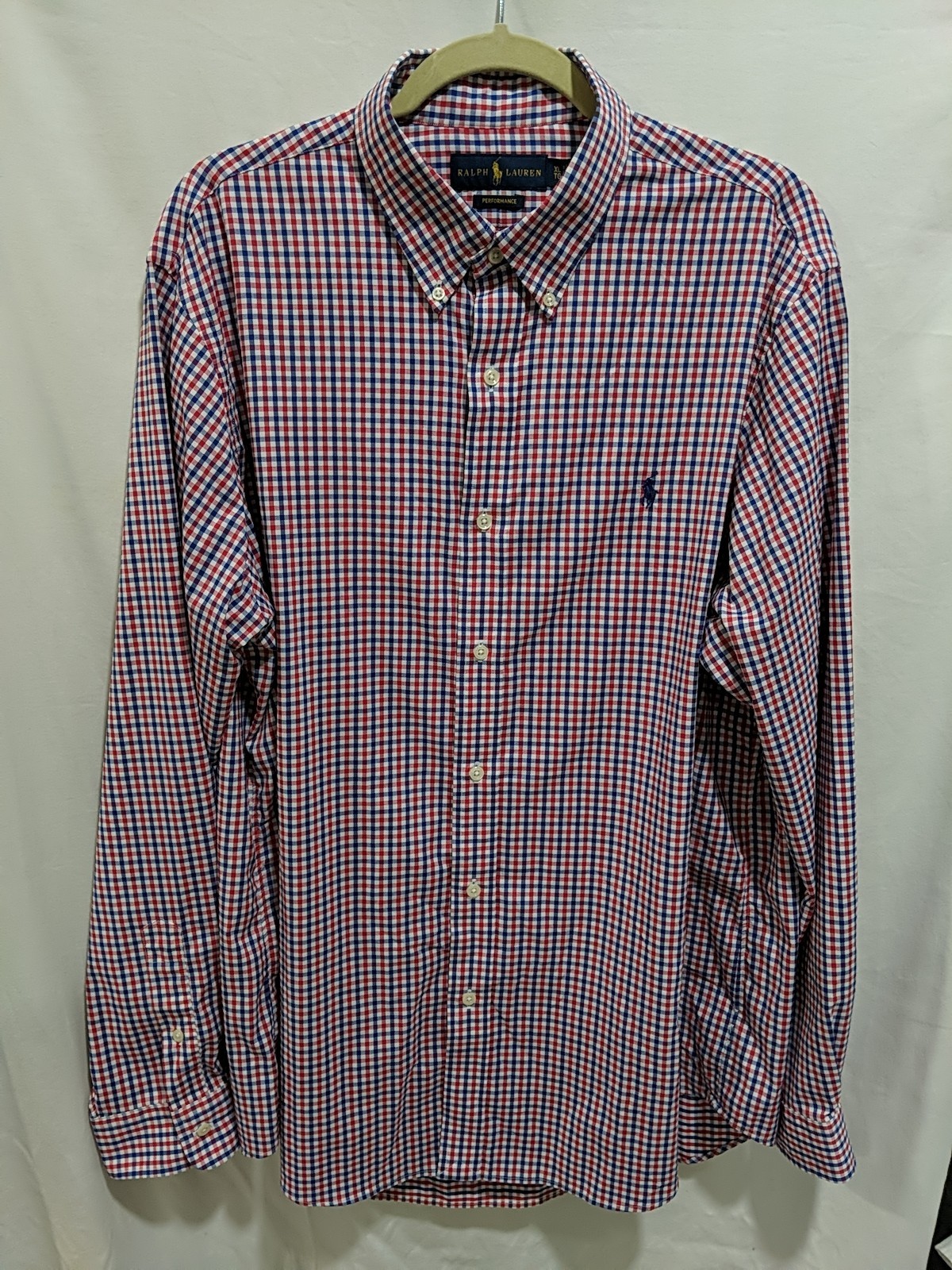 Ralph Lauren Performance Check Pattern Button Dow… - image 2