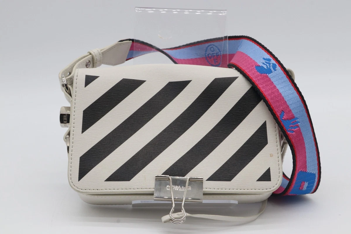 Off-White ストライプ ボディバッグ Off-White Binder Clip Bags for sale | eBay