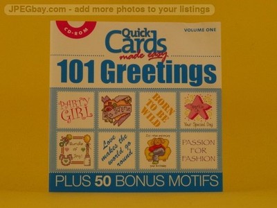 QUICK CARDS 101 GREETINGS (CD ROM) (T7) CD/CD ROM QUICK CARDS