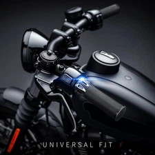 1" 25mm Handlebar Hand Grips Cable Throttle Grips CNC For Harley Honda Kawasaki