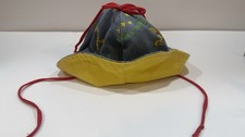 Vintage Sesame Street Child Bucket Hat Bonnet Big Bird Handmade