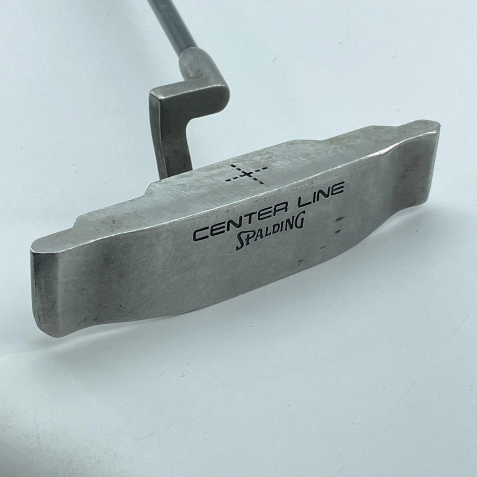 Классическая винтажная клюшка для гольфа паттер SPALDING с центральной линией 35 дюймов со стальным лезвием - Изображение 3 из 4