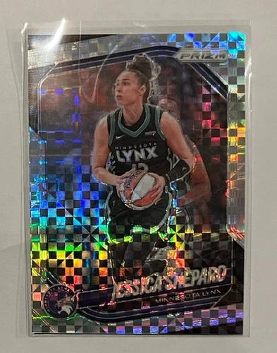 2025 Panini Prizm WNBA Jessica Shepard #137 Minn Lynx Checkerboard Prizm SSP