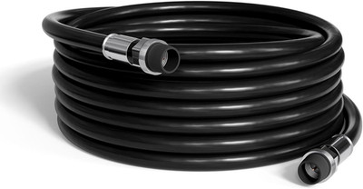 Coaxial Cable, 50 FT, Weatherproof Rubber Boot, Indoor/Outdoor TV Cable, High Sp