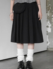 Korean Style Plaid Skirt Women Hight Waist Y2K Vintage Skirts Japanese 2...
