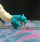 Vtg 1993 TMNT Don as Dracula Figure Batty Arm Accessory Teal Universal Monsters