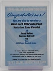 2026 Topps Series 1 Jacob Melton Base (RAW)